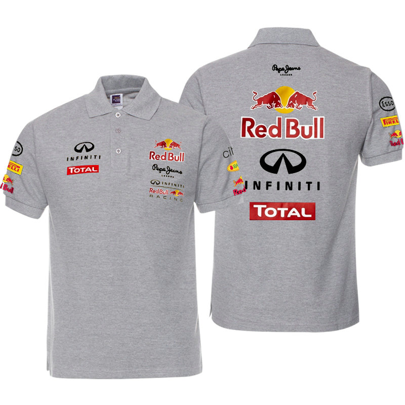 Polo Red Bull Infiniti Total Coton Homme Manche Courte